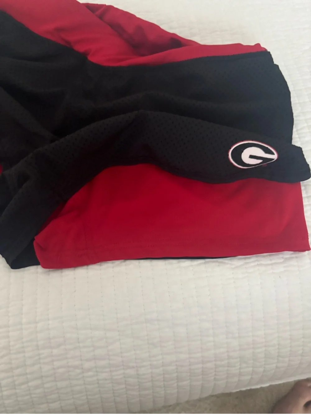 University of Georgia Black & Red Athletic Women’s Shorts